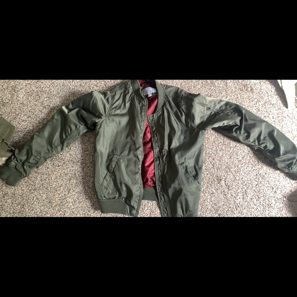 Green Bomber Jacket